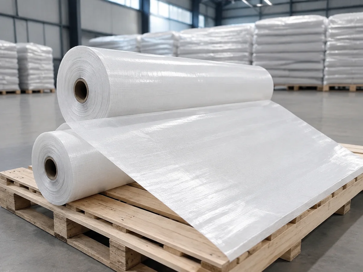 Tela arpillera laminada
